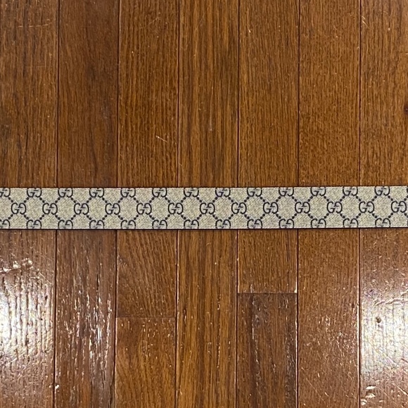 GG Supreme Interlocking G Buckle 1.5W Beige Ebony/Cocoa - Picture 3 of 4